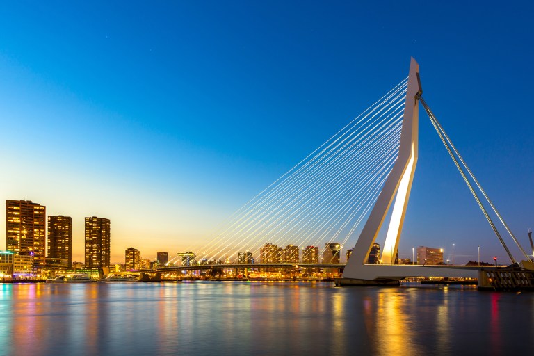 Erasmus bridge Rotterdam