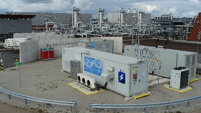 FT1 – HyStock hydrogen storage of Gasunie in Zuidwending. – closeup FT1 - HyStock hydrogen storage of Gasunie in Zuidwending. - closeup