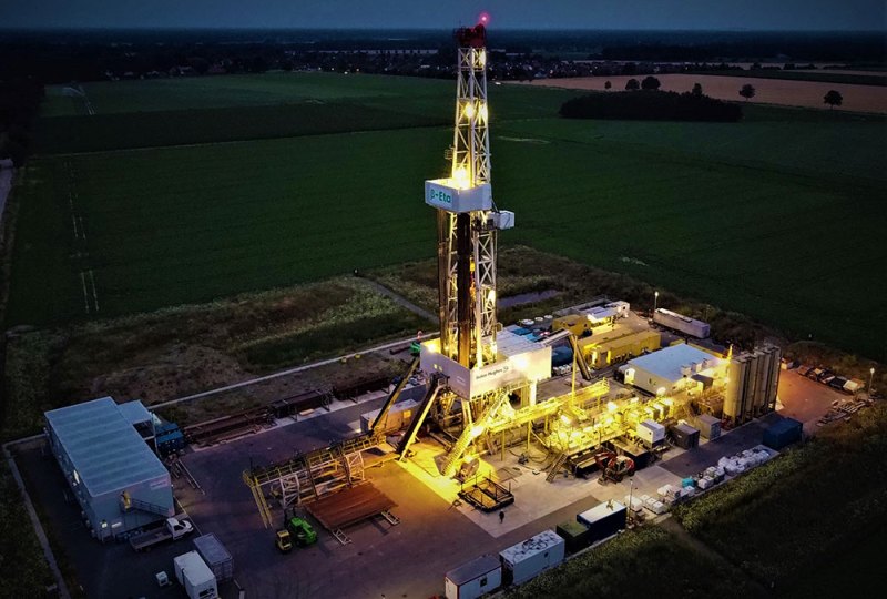 Field Trip 1 test rig at night